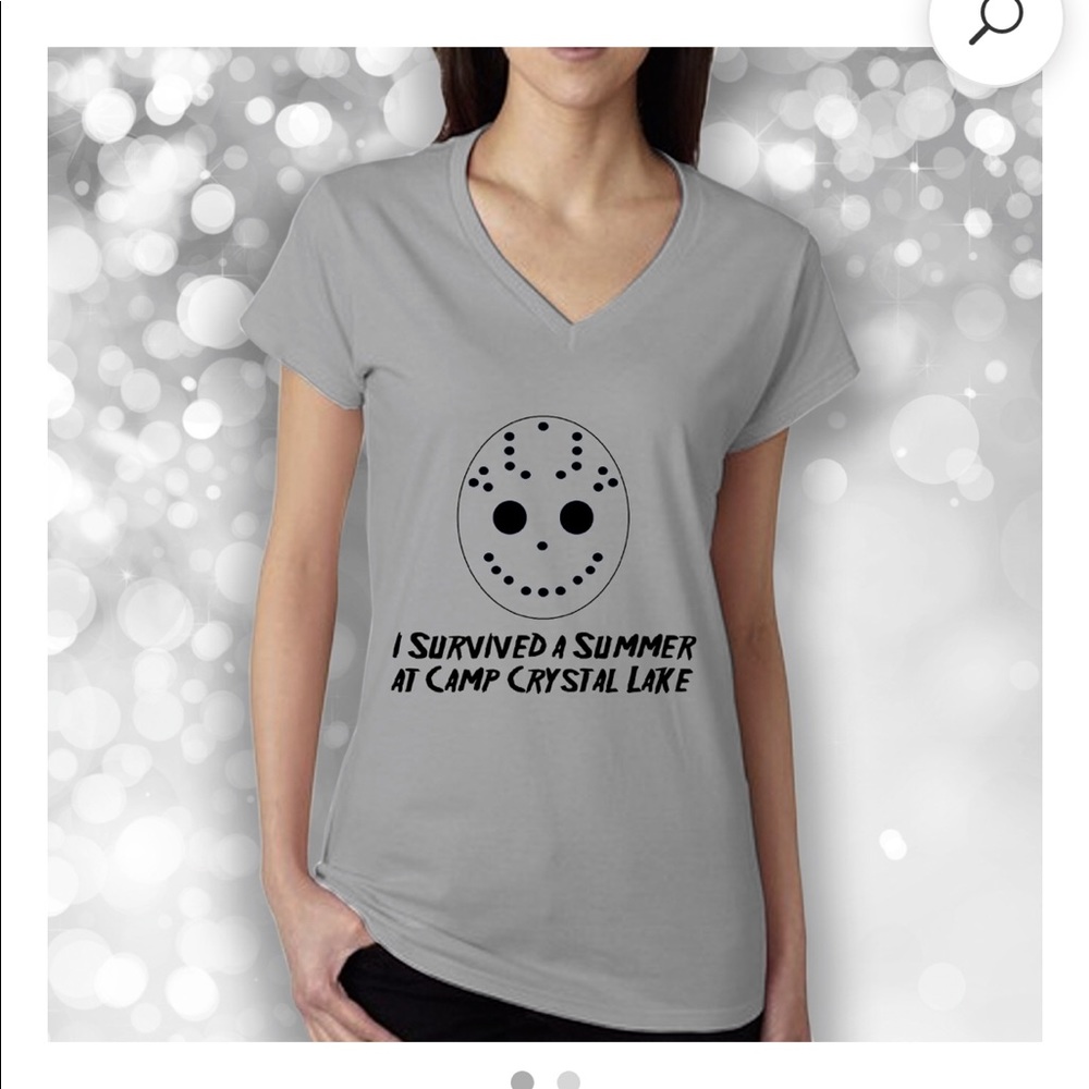 Tee shirt Ladies T shirt summer camp funny.